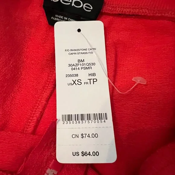 Bebe Sport Logo Capri Jogger / Sweat Set - Picture 13 of 14